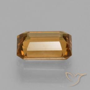 Zircon Gemstone in 7.1 x 5.2 mm Size for Sale, Zircon Stone in Orange Brown Color