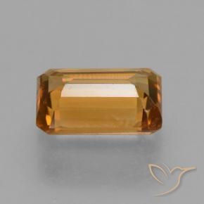 Zircon Gemstone in 7.1 x 4.8 mm Size for Sale, Zircon Stone in Orange Brown Color