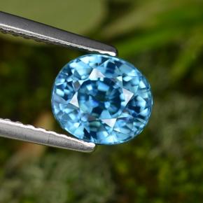 Azul Suizo Circón Gema - 3.1ct Forma ovalada (ID: 466822)