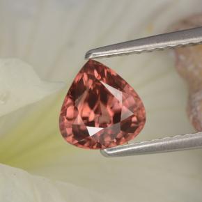 Rosado medio Circón Gema - 1.6ct Corte en forma de pera (ID: 467323)