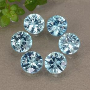0.4ct Diamond-Cut Blue Zircon Gem for sale 0.4ct Diamond-Cut Blue Zircon Gem (ID: 480290)