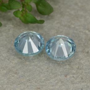 Zircon Gemstones in 4.5 mm Size for Sale, Zircon Stones in Blue Color