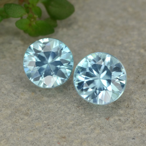 Deep Maya Blue Zircon Gem - 0.6ct Diamond-Cut (ID: 480368)