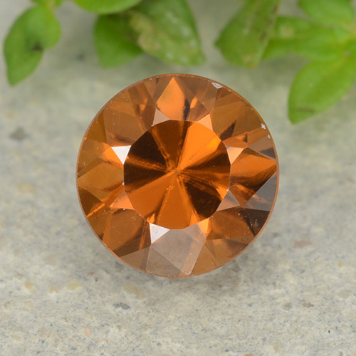 Naranja amarillento Circón Gema - 1.2ct Corte Diamante (ID: 481876)