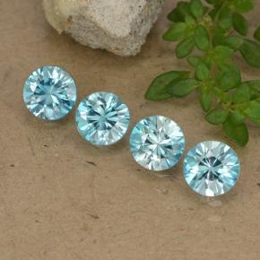 2ct Diamond-Cut Blue Zircon for sale thumb image of 2ct Diamond-Cut Blue Zircon (ID: 482793)