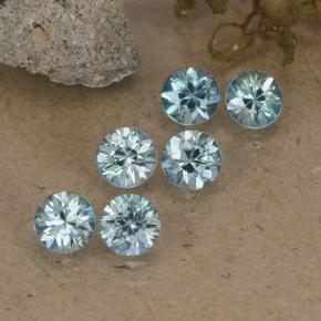 0.4ct Diamond-Cut Blue Zircon Gem for sale 0.4ct Diamond-Cut Blue Zircon Gem (ID: 484644)