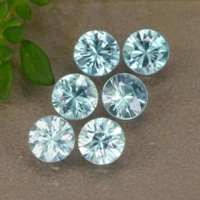 0.4ct Diamond-Cut Blue Zircon Gem for sale 0.4ct Diamond-Cut Blue Zircon Gem (ID: 489883)