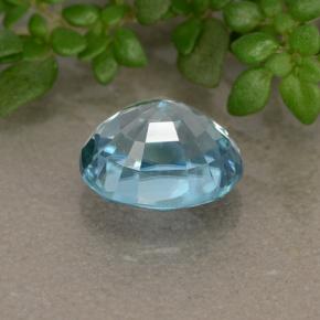 Zircon Gemstone in 7.5 x 6.2 mm Size for Sale, Zircon Stone in Blue Color