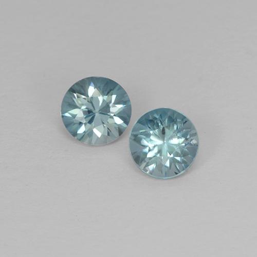Azul Suizo Circón Gema - 0.4ct Corte Diamante (ID: 505299)