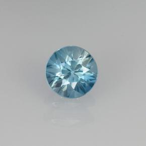Свисс-Блю Циркон Камень - 0.6ct Бриллиантовая Огранка (ID: 505508)