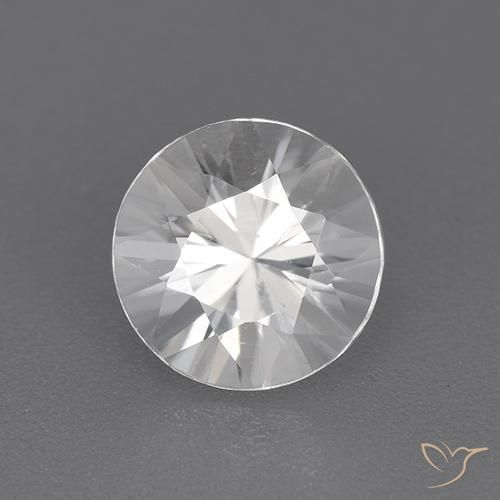 1.99ct Natural White Zircon, Round, VVS