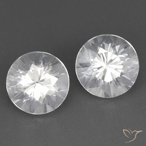4.08 ct White Zircon, 6.9 mm Diamond Cut From Colombia, Photo A