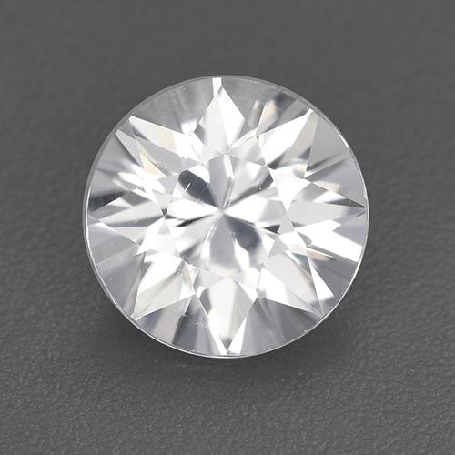Weiß Zirkon Edelstein - 1.9ct Diamanten-Schliff (ID: 521702)