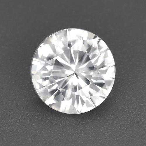 Blanco Circón Gema - 1.7ct Corte Diamante (ID: 521705)