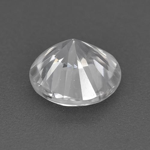 Zircon Gemstone in 7 mm (calibrated) Size for Sale, Zircon Stone in White Color