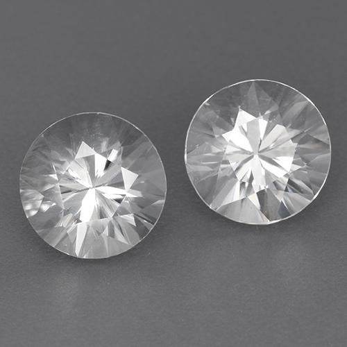 White Zircon Gem - 1.9ct Diamond-Cut (ID: 522996)
