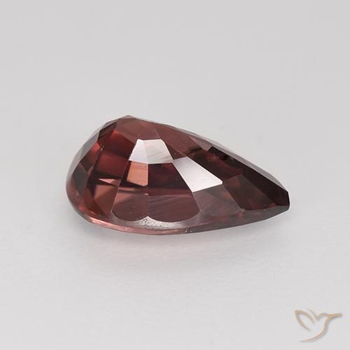 Zircon Gemstone in 10 x 7 mm (calibrated) Size for Sale, Zircon Stone in Wine Red Color