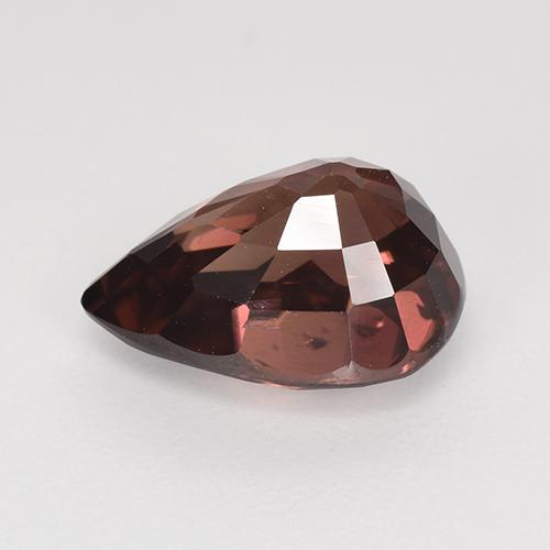 Zircon Gemstone in 10.8 x 8 mm Size for Sale, Zircon Stone in Deep Rose Red Color