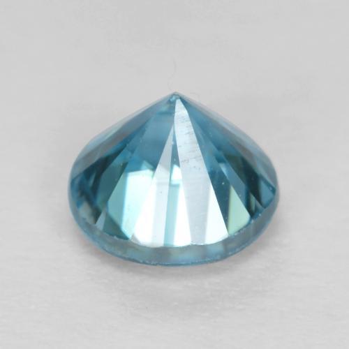 Zircon Gemstone in 4.4 mm Size for Sale, Zircon Stone in Swiss Blue Color