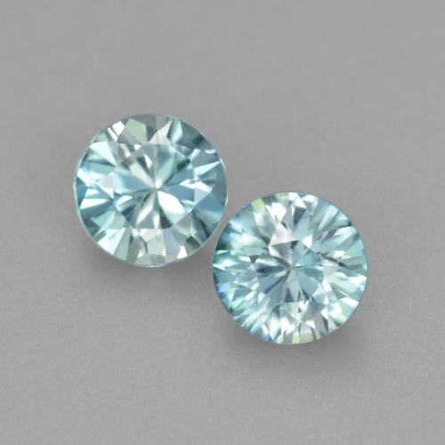 Light Blue Zircon Gem - 0.5ct Diamond-Cut (ID: 561956)