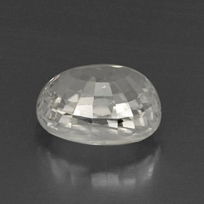 Zircon Gemstone in 11.6 x 9.1 mm Size for Sale, Zircon Stone in White Color