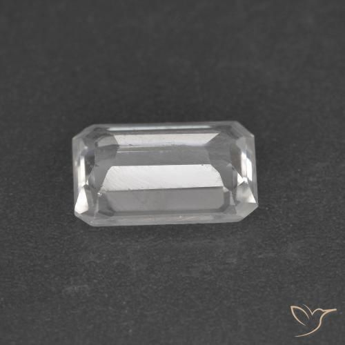 Zircon Gemstone in 7 x 5 mm (calibrated) Size for Sale, Zircon Stone in Clear White Color