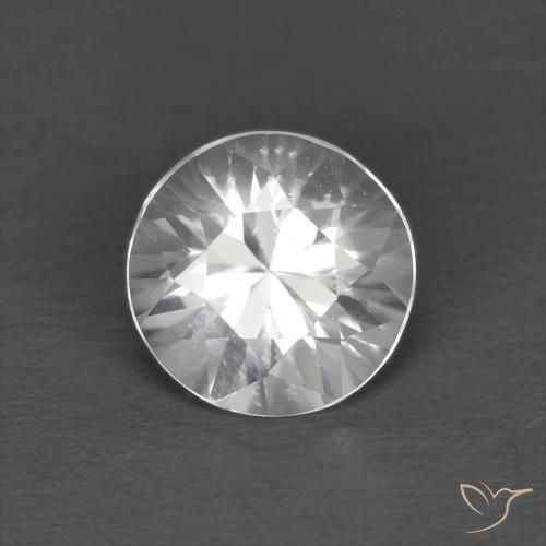 1.24ct Natural White Zircon, Round, VS