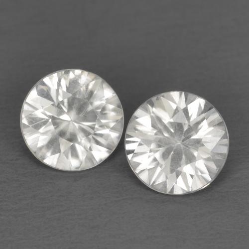 White Zircon Gem - 0.7ct Diamond-Cut (ID: 594850)