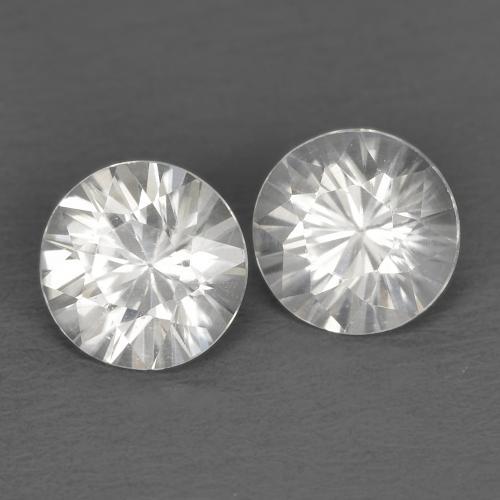 White Zircon Gem - 0.7ct Diamond-Cut (ID: 594855)
