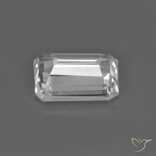 Zircon Gemstone in 7 x 5 mm (calibrated) Size for Sale, Zircon Stone in White Color