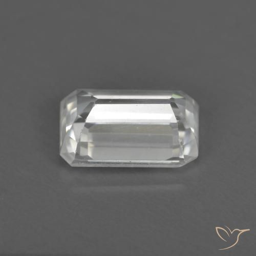 Zircon Gemstone in 7 x 5 mm (calibrated) Size for Sale, Zircon Stone in White Color