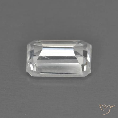 Zircon Gemstone in 7 x 5 mm (calibrated) Size for Sale, Zircon Stone in White Color
