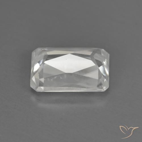 Zircon Gemstone in 7 x 5 mm (calibrated) Size for Sale, Zircon Stone in White Color