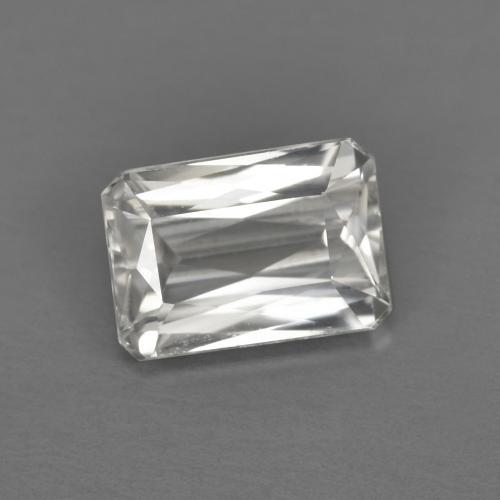 White Zircon Gem - 1.4ct Octagon / Scissor Cut (ID: 608182)