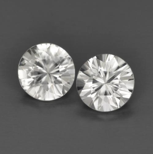 White Zircon Gem - 0.7ct Diamond-Cut (ID: 608326)