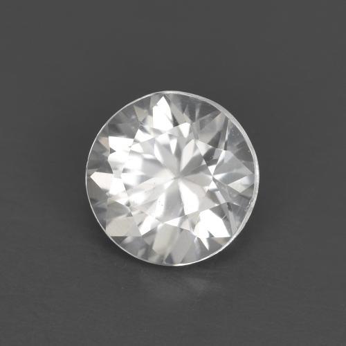Blanco Circón Gema - 0.7ct Corte Diamante (ID: 608964)