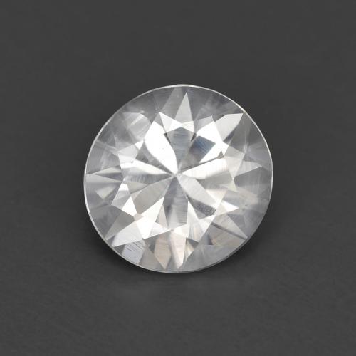 1.00 ct White Zircon Gemstone, Zircon Gem in Diamond-Cut Shape for Sale.
