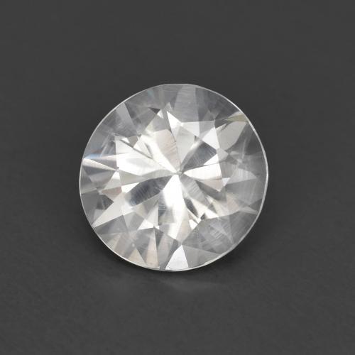 1.00 ct White Zircon Stone, Natural Zircon in Diamond-Cut Shape for Sale