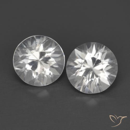 2.52 ct White Zircon, 6.1 mm Diamond Cut From Myanmar, Photo A