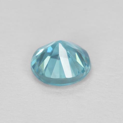 Zircon Gemstone in 4 mm (calibrated) Size for Sale, Zircon Stone in Light Blue Color
