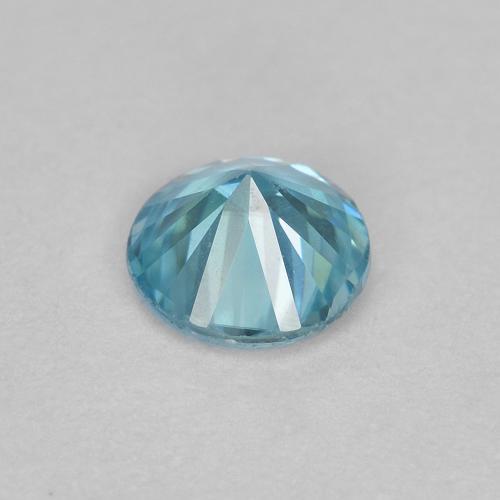 Zircon Gemstone in 4.5 mm (calibrated) Size for Sale, Zircon Stone in Light Greenish Blue Color