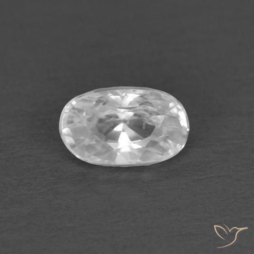 2.1 X 2.1 mm Piedras preciosas redondas suelto. Natural Diamante Circón Blanco Lote De 10 un 