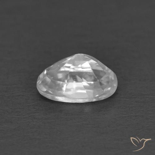Zircon Gemstone in 5 x 3 mm (calibrated) Size for Sale, Zircon Stone in White Color