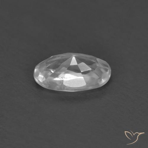 Zircon Gemstone in 5.1 x 3.1 mm Size for Sale, Zircon Stone in White Color