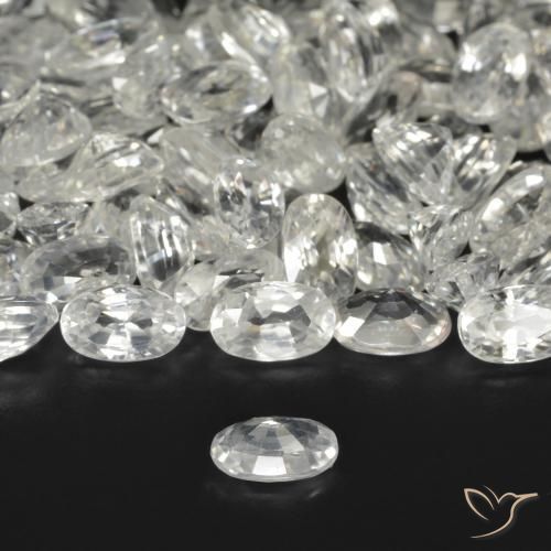 Zircon Gemstones in 5 x 3.2 mm Size for Sale, Zircon Stones in Warm White Color