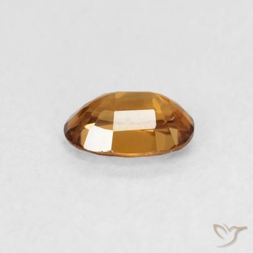 Zircon Gemstone in 6 x 4 mm (calibrated) Size for Sale, Zircon Stone in Orange Brown Color