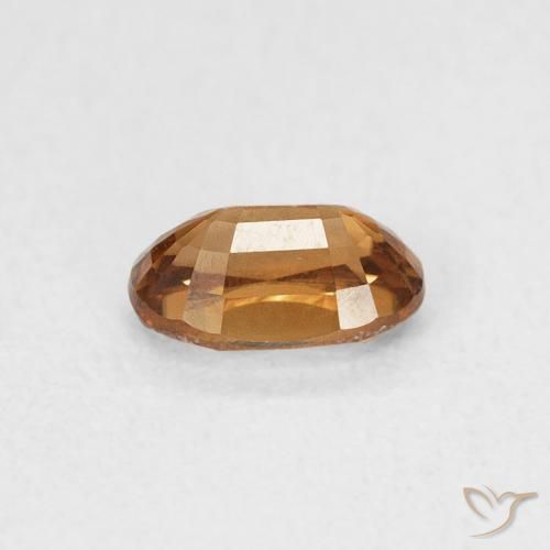 Zircon Gemstone in 6 x 6 mm (calibrated) Size for Sale, Zircon Stone in Brownish Orange Color
