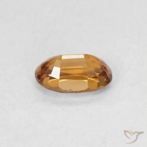 Zircon Gemstone in 6 x 4 mm (calibrated) Size for Sale, Zircon Stone in Orange Brown Color