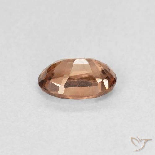 Zircon Gemstone in 5.7 x 3.9 mm Size for Sale, Zircon Stone in Deep Orange Color