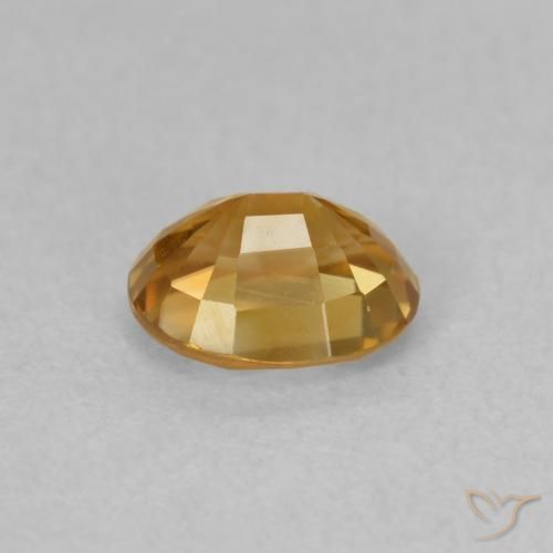 Zircon Gemstone in 6 x 4.9 mm Size for Sale, Zircon Stone in champagne Color